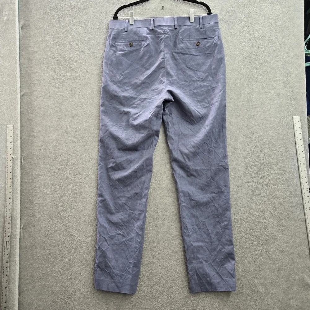 Lauren Ralph Men Pants‎ 36W/34L Blue Wool Dress Pants Total Comfort 33
